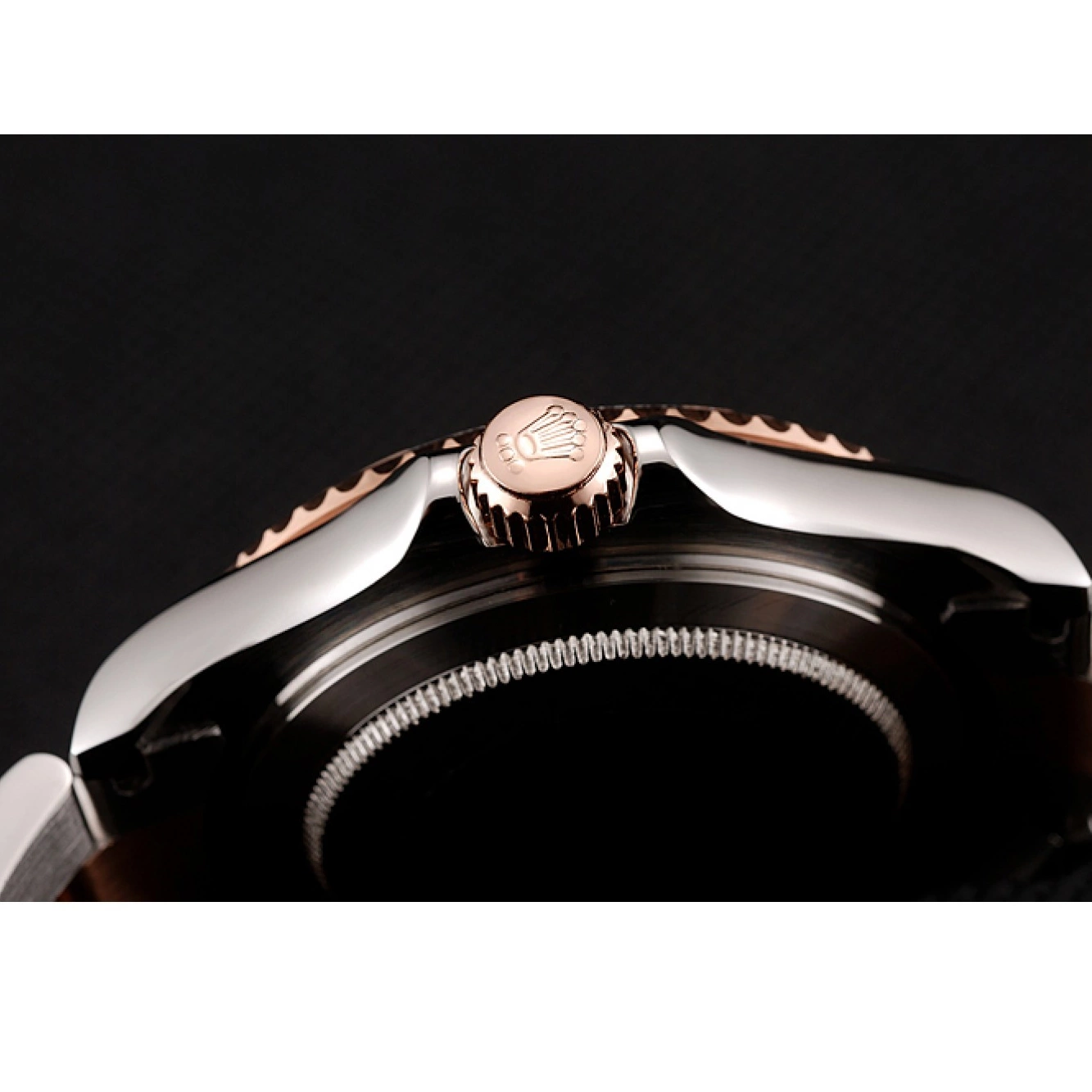 Aaa replica Master Stainless Gold Yacht Steel Tone 1453864 Bracelet Rose Rolex Dial Two 0816
